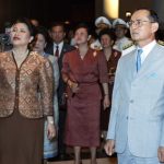 Thailand mourns as beloved Queen Mother Sirikit dies at 93 Thai King Bhumibol Adulyadej (R), the world's longest-reigning monarch, and Queen Sirikit attend the opening ceremony of The Queen Sirikit National Convention Centre in Bangkok, Thailand August 29, 1991. REUTERS/Apichart Weerawong (THAILAND ROYALS)