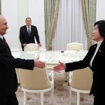 Putin meets top North Korean diplomat, says ties developing as planned Putin meets top North Korean diplomat, says ties developing as planned