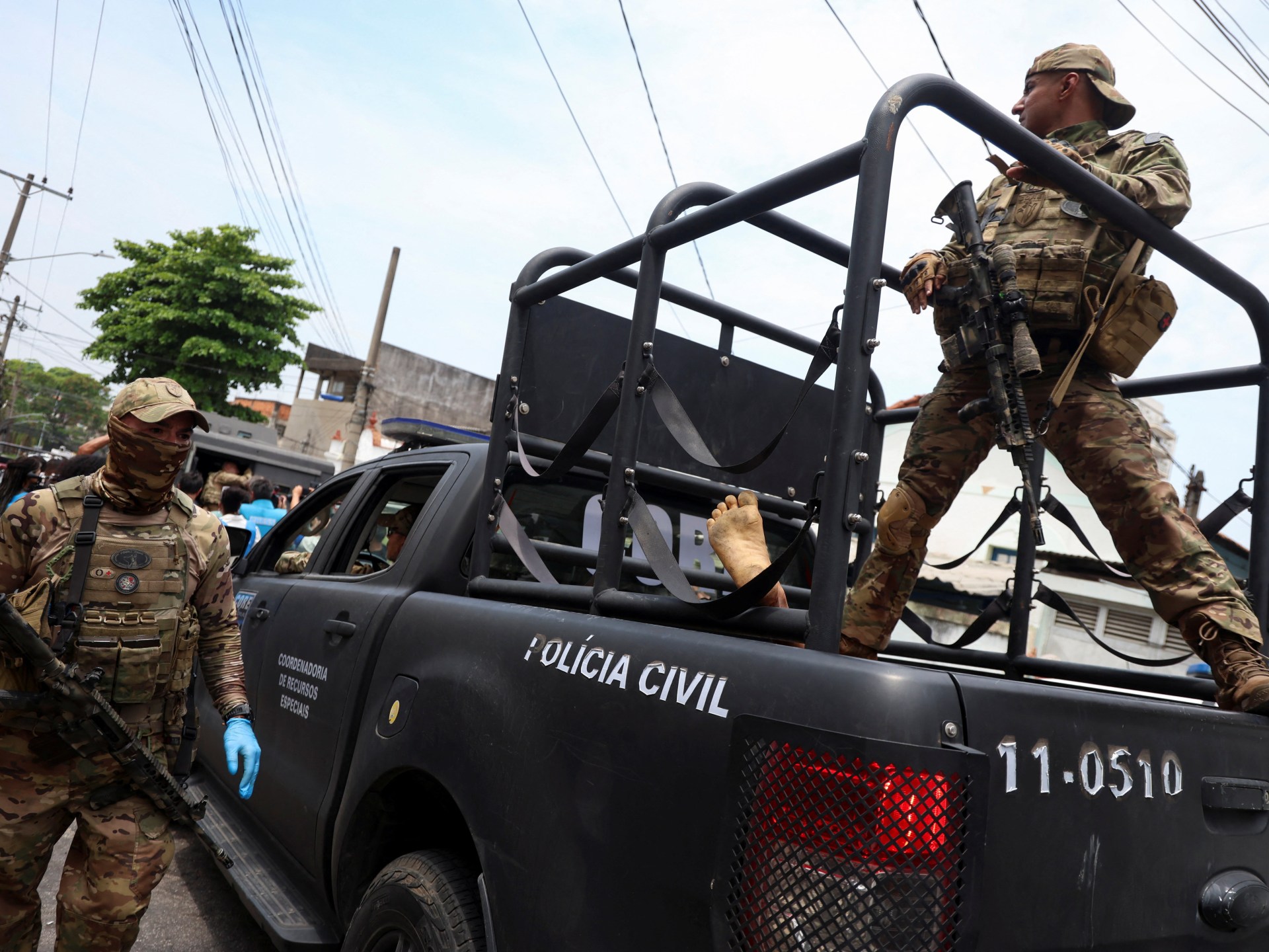 Police operation in Rio de Janeiro favelas leaves at least 60 people dead