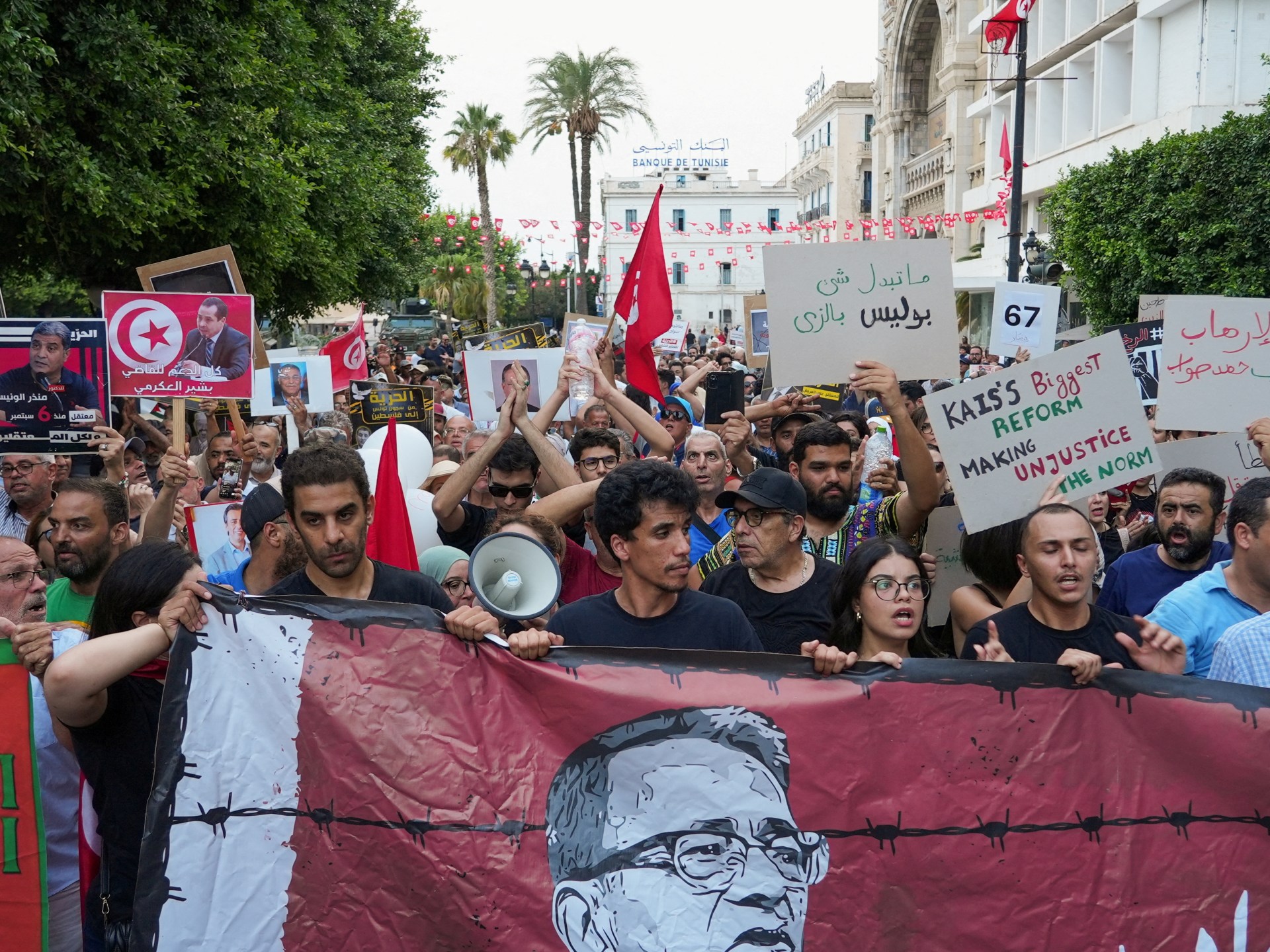 Tunisia sentences lawyer and Saied critic to five years in prison