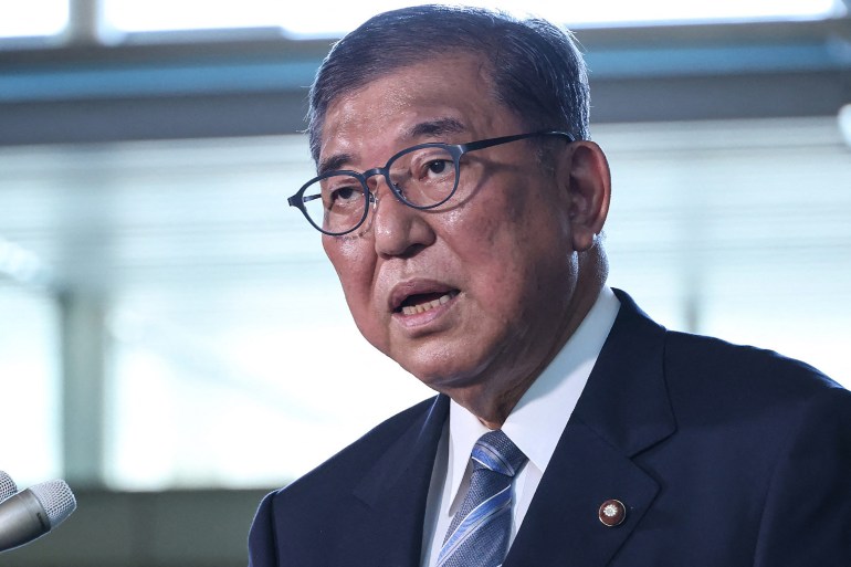 Japan's Prime Minister Shigeru Ishiba