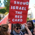 Photos: People in Italy demand Israel boycott before World Cup qualifier
