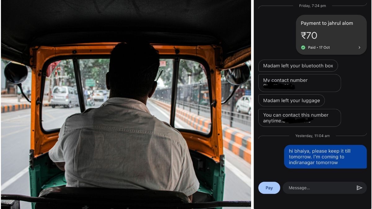 Bengaluru woman praises Rapido driver who messaged on GPay, returned her earphones