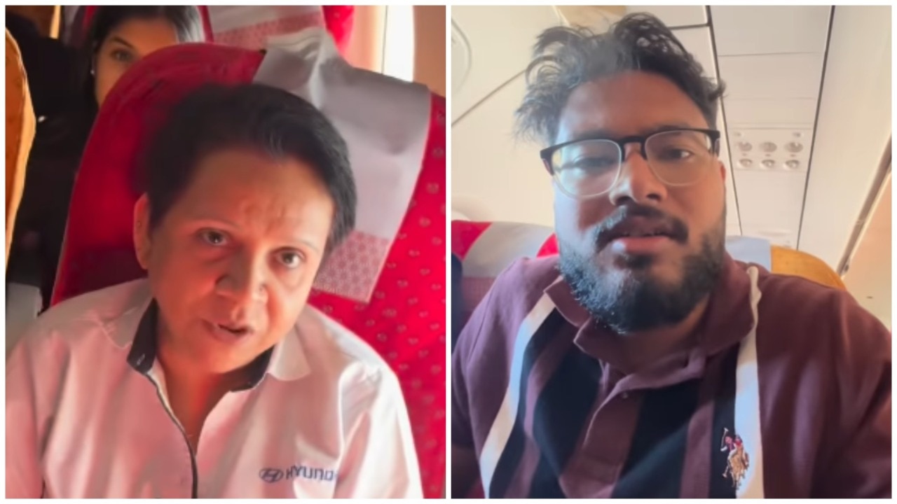 Speak Marathi in Mumbai or...: Woman threatens YouTuber on Air India flight