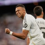 Mbappe, Bellingham score as Real Madrid edge Barcelona in fiery El Clasico Real Madrid's Kylian Mbappe reacts after scoring during a La Liga soccer match between Real Madrid and Barcelona in Madrid, Spain, Sunday, Oct. 26, 2025. (AP Photo/Bernat Armangue)