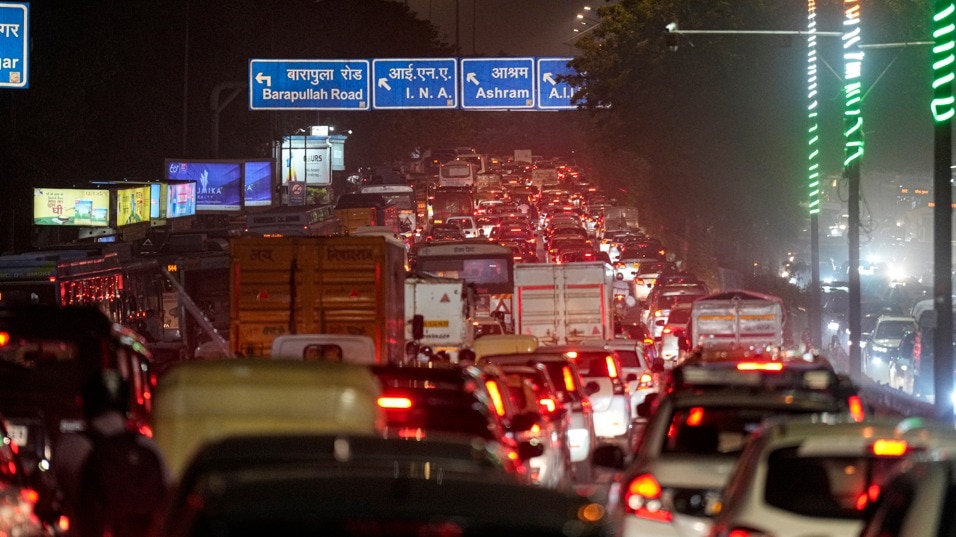 Videos: Dhanteras rush triggers massive traffic jams across Delhi-NCR
