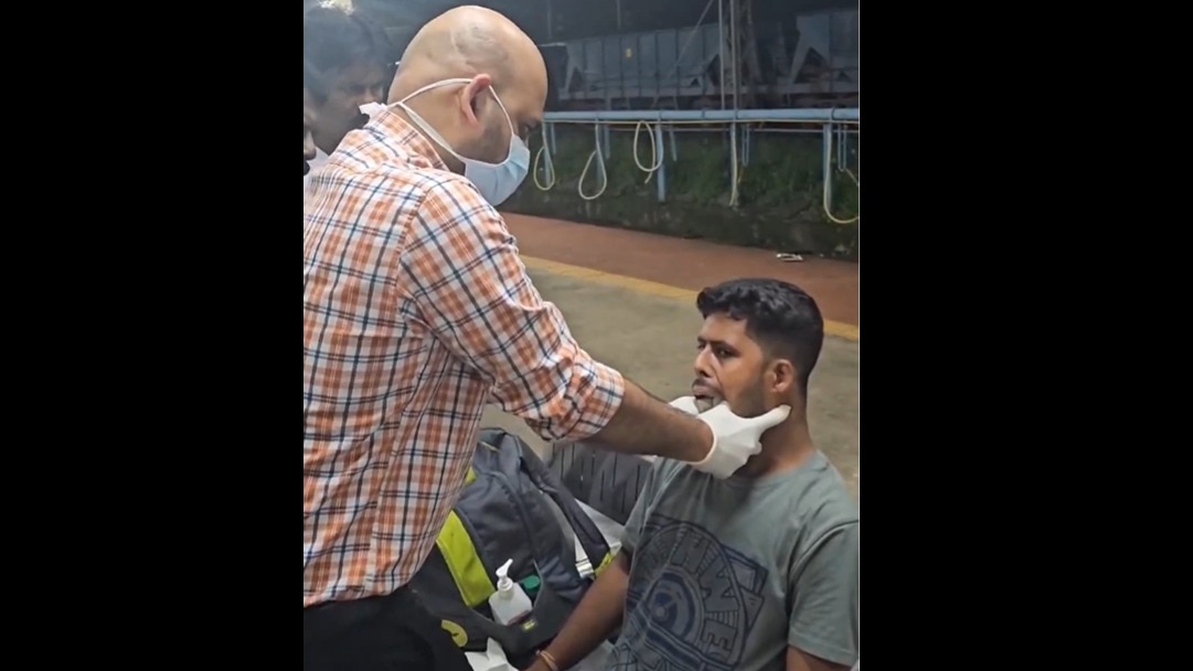 Watch: Passenger’s jaw dislocates mid-journey, Railway doctor saves him in minutes