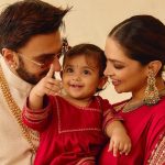 Daughter Dua poses with parents Deepika and Ranveer for post with Diwali wishes