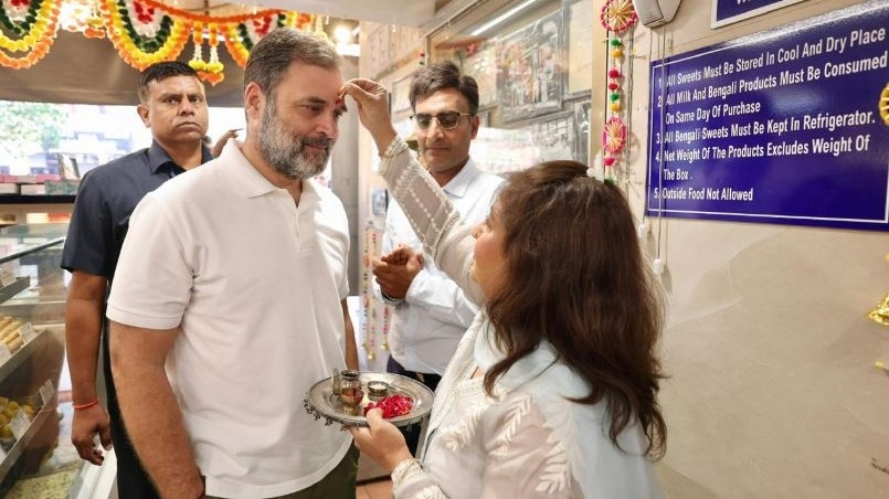 Delhi sweet shop owner calls Rahul Gandhi most eligible bachelor. Then, a request