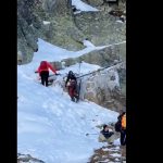 Viral: Couple defies warnings, climbs frozen peak in Poland with 9-month-old baby