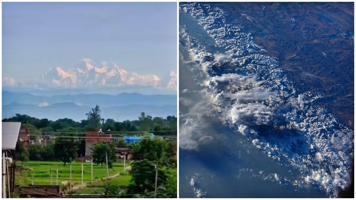 Mount Everest visible from Bihar: Astronaut shows how Himalayas look from space