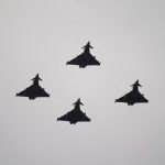 Turkiye signs deal with the UK to buy 20 Eurofighter jets Spanish Air Force Eurofighter Typhoon fighter jets fly on the day of a military parade to mark the country's National Day, in Madrid, Spain, October 12, 2025. REUTERS/Ana Beltran
