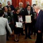 North Korea test-fires cruise missiles as Trump visits South Korea US President Donald Trump and Sanae Takaichi, Japan's prime minister, during a meeting with relatives of Japanese nationals abducted by North Korea, at the Akasaka Palace state guest house in Tokyo, Japan, on Tuesday, October 28, 2025. Kiyoshi Ota/Pool via REUTERS