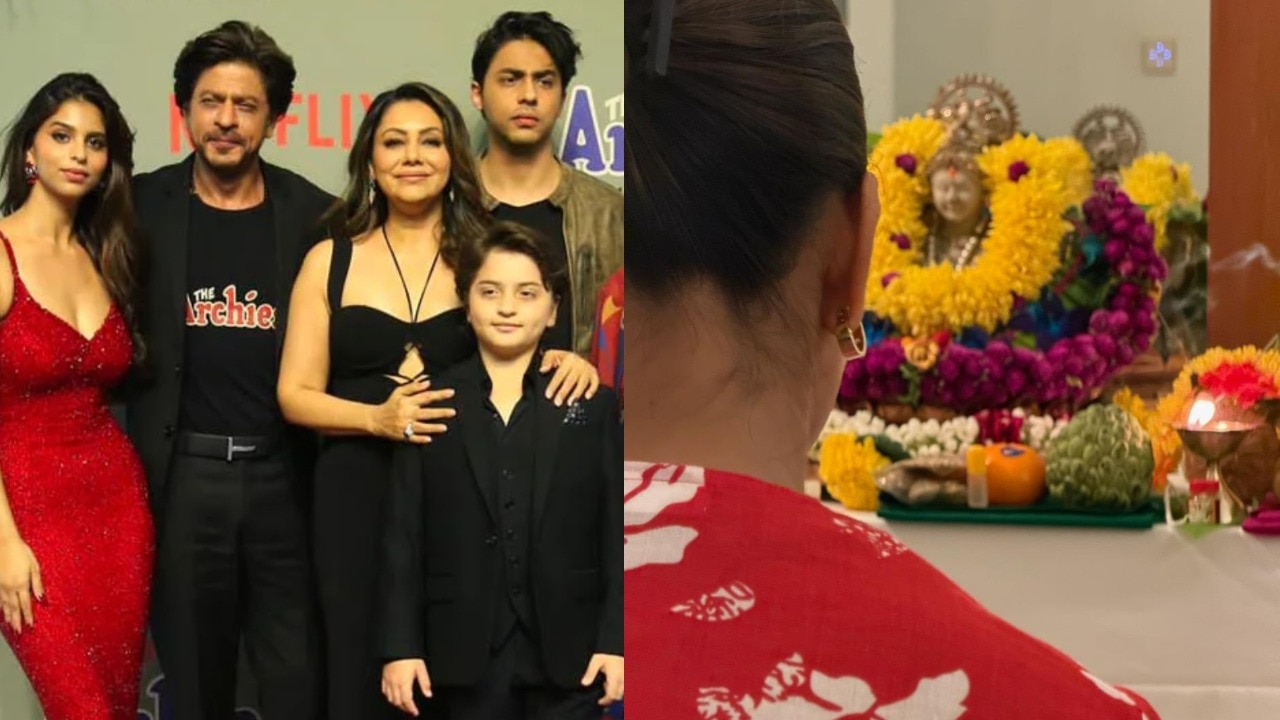 Shah Rukh Khan shares glimpse of Diwali celebration with wife Gauri's pic