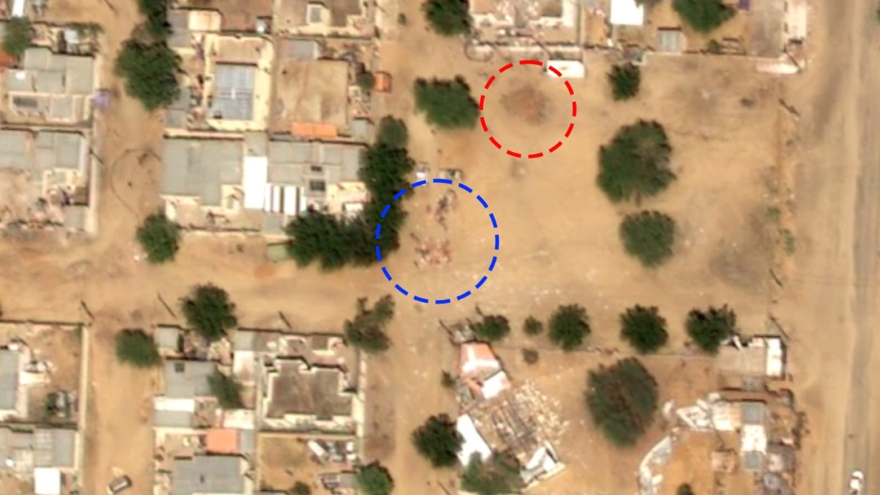 Blood, pile of corpses from Sudan massacre visible from space