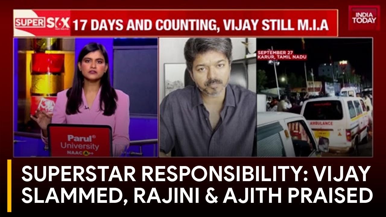 Vijay Missing In Action After Karur Stampede? Rajini and Ajith Show How It's Done