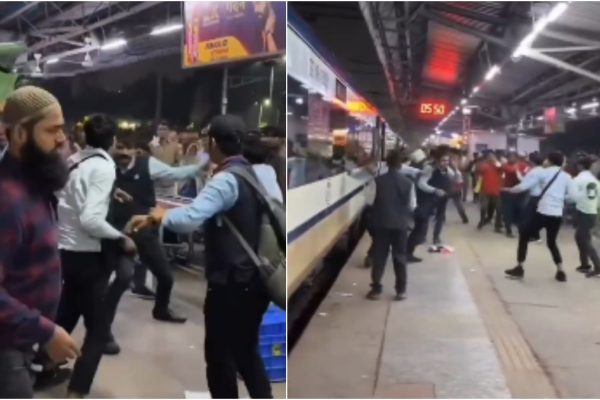 Battle of Baghpat 2.0: Vande Bharat staff clash with dustbins, belts in Delhi Battle of Baghpat 2.0: Vande Bharat staff clash with dustbins, belts in Delhi