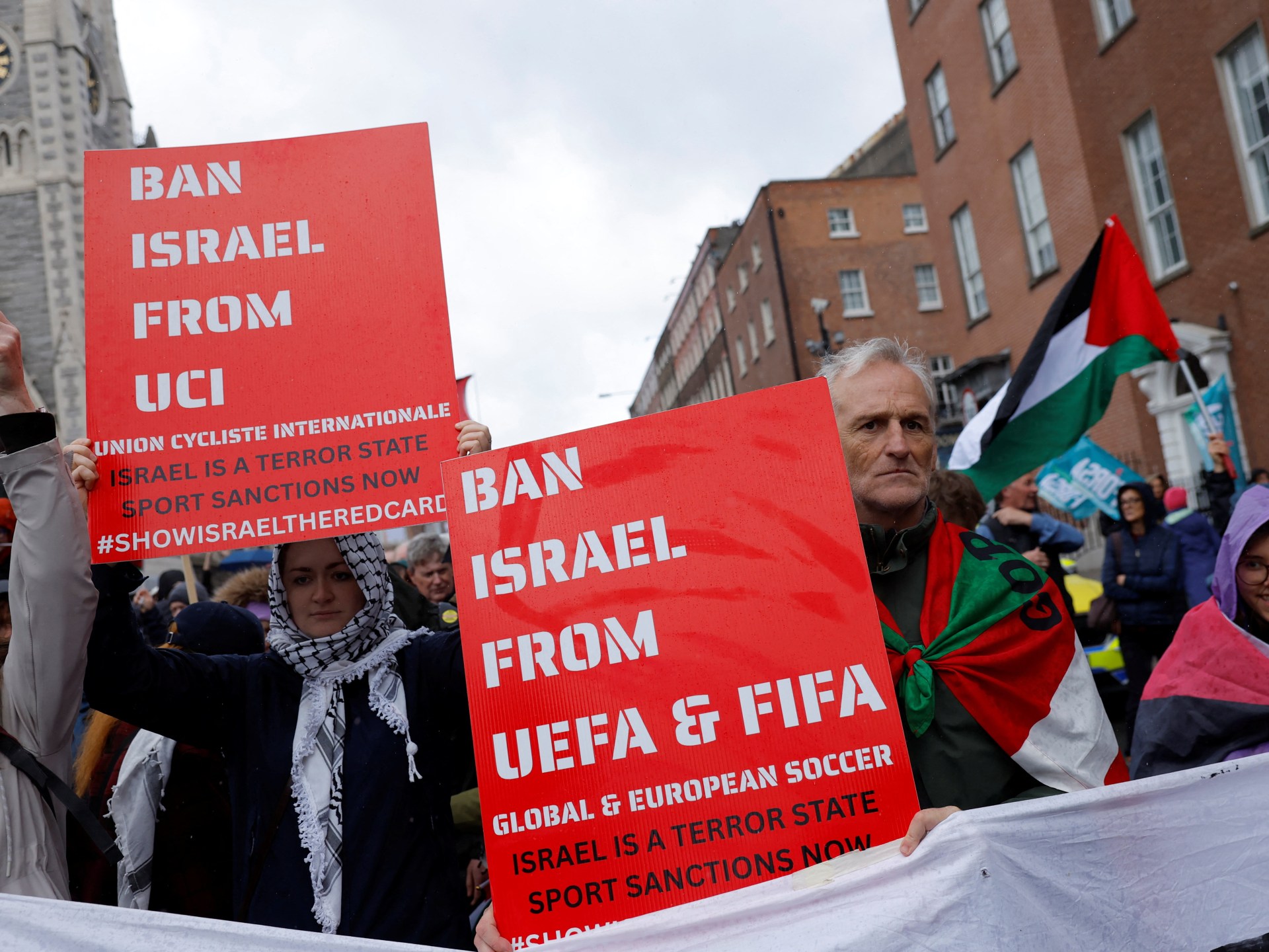 Irish football body overwhelmingly backs call for Israel’s ouster from UEFA