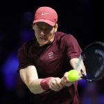 Jannik Sinner in action.