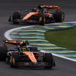 Lando Norris and Oscar Piastri in action.
