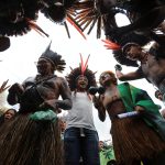 ‘Our land is not for sale’: Indigenous people protest at COP30 in Brazil