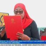President Hassan sworn in following deadly Tanzania election