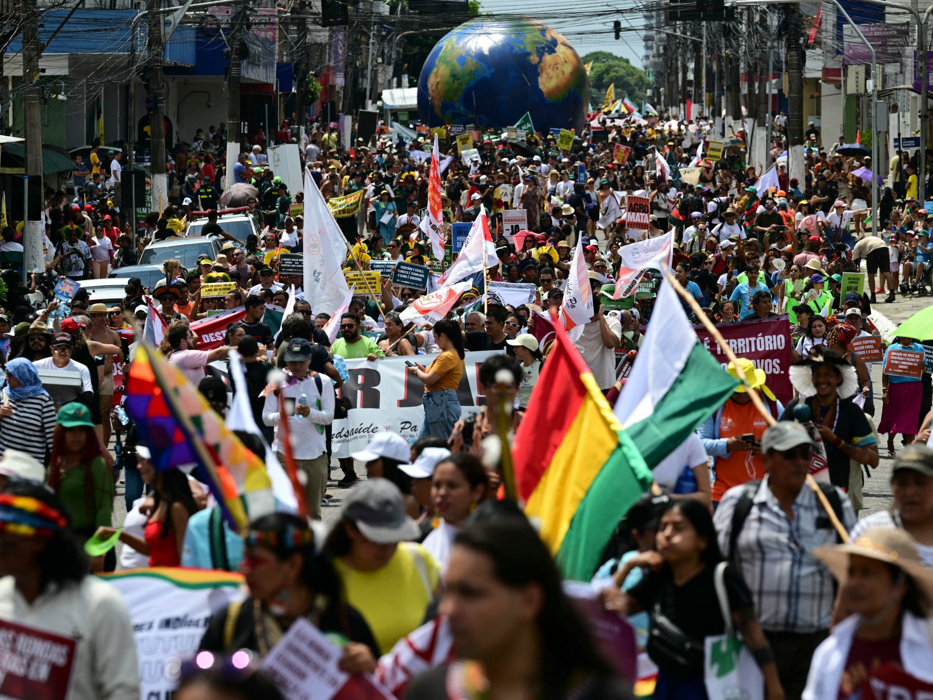 Photos: Thousands march in Brazil town hosting COP30 for climate justice