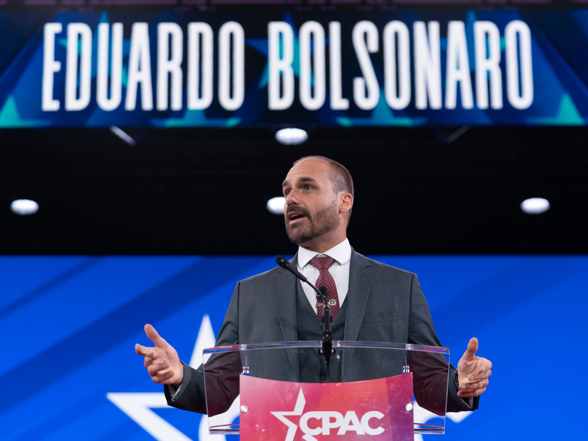 Eduardo Bolsonaro, son of Brazil’s ex-president, to face obstruction charge