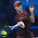 Jannik Sinner in action.