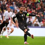 Bruno Fernandes in action.