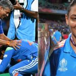 Guru-Shishya: Harmanpreet touches coach Amol Muzumdar’s feet after World Cup win
