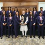 PM Modi felicitates Women's World Cup champions at his residence in New Delhi 