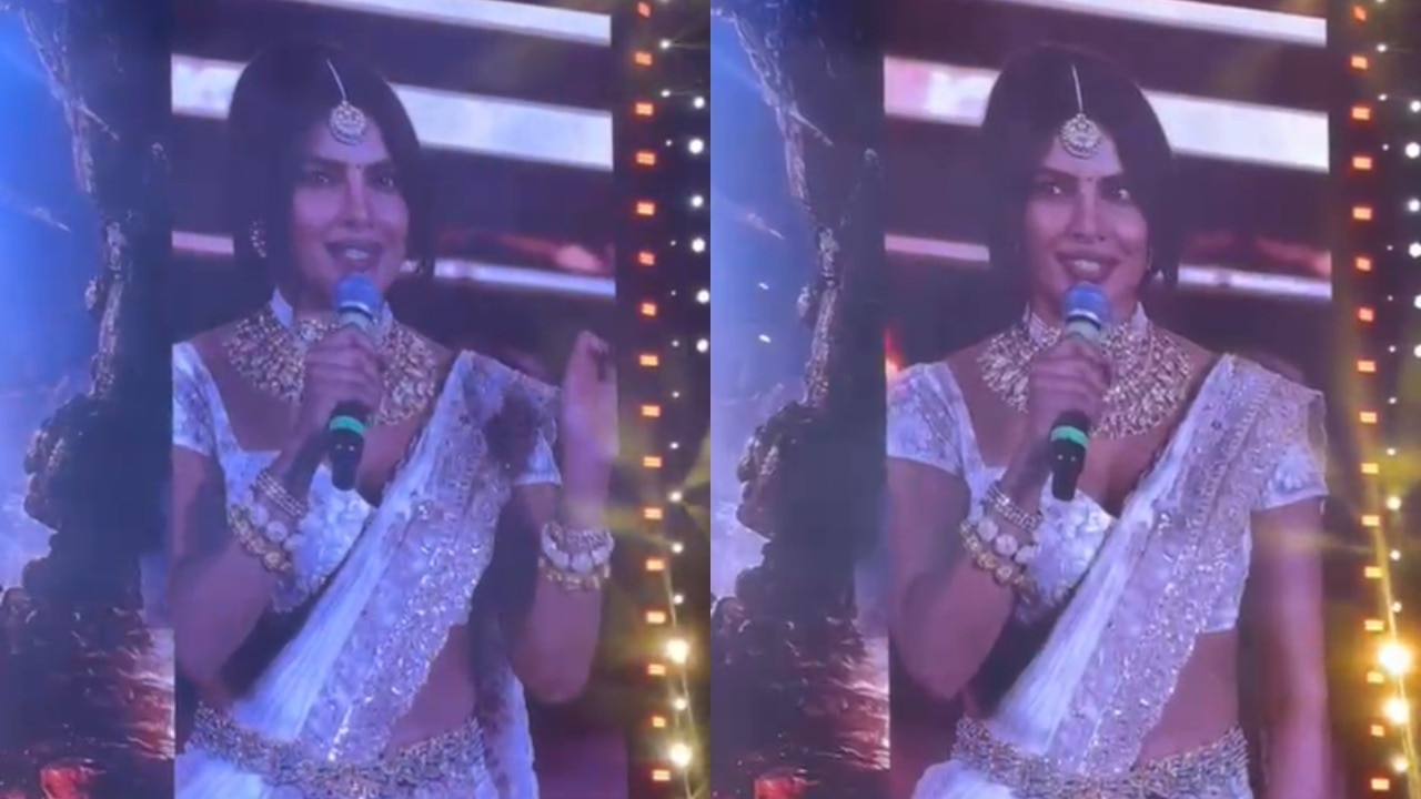 Priyanka Chopra’s Telugu greeting steals the show at Varanasi event. Watch