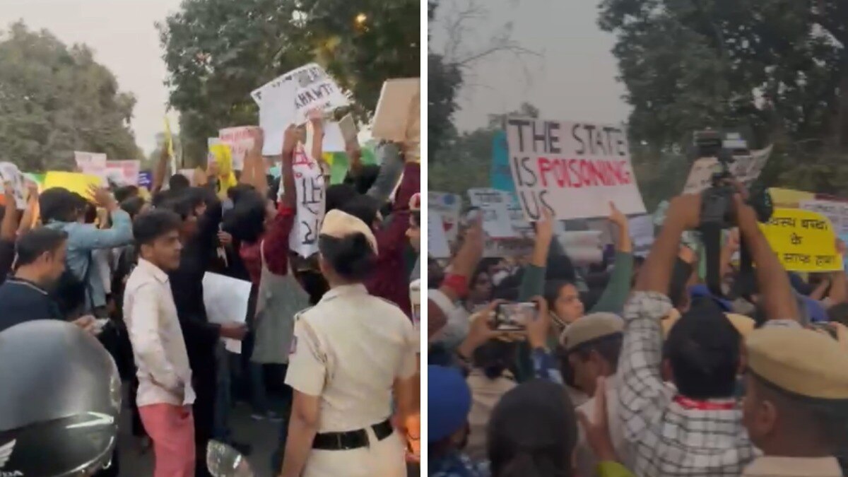 As Delhi chokes, residents rally at India Gate demanding action, several detained