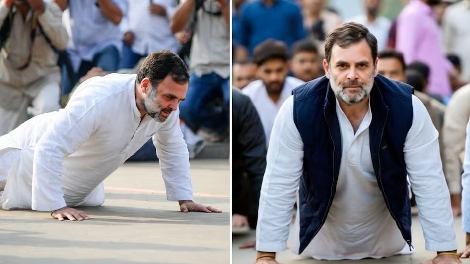 Rahul Gandhi made to do 10 push-ups as punishment in Panchmarhi. This is why