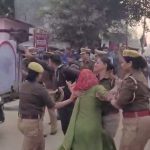 Viral: UP rape survivor pushes past cops, runs to senior officer to plead her case