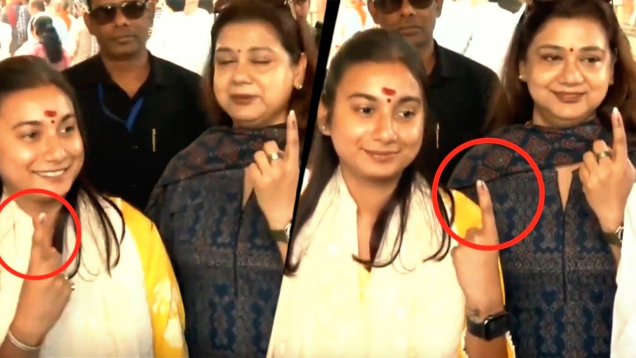 Bihar MP Shambhavi Chaudhary flaunts 2 inked fingers post voting, raises questions